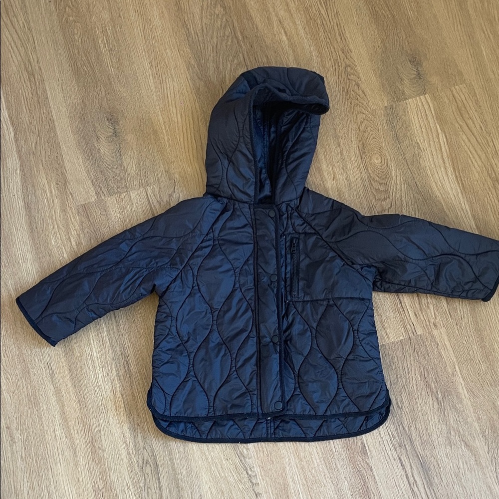 Kids 3-4 ZARA Quilted Puffer Hooded Jacket